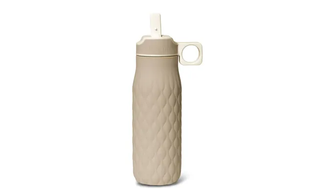 Nuuroo Silicone Water Bottle With Straw 400 Ml - Cobblestone product image