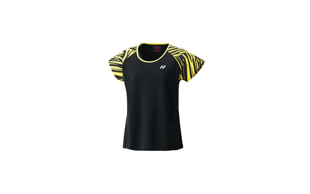 Yonex Women T-shirt 16519ex Black Yellow