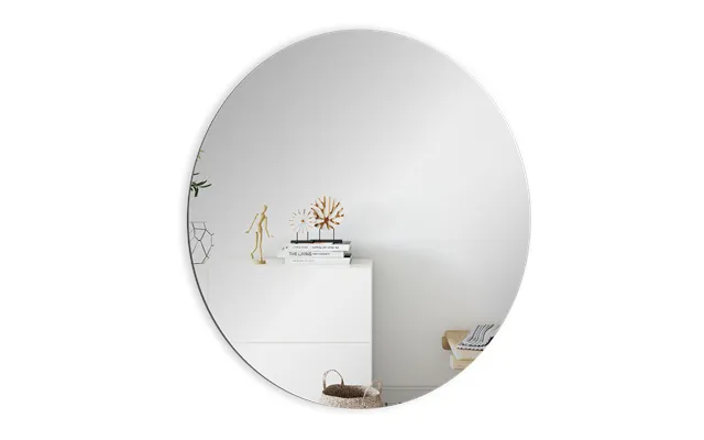 Design Spejl, Sølvfarvet - Ø 70 Cm. product image
