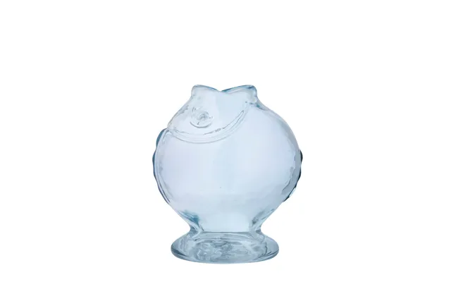 Fish Vase, Blå - H17 Cm