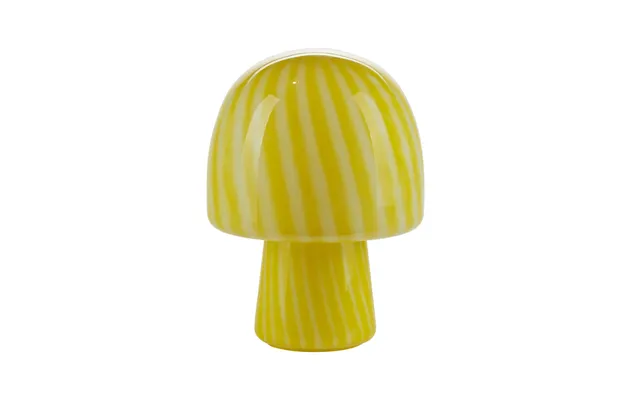Funghi Mushroom Bordlampe, Gul - H27 Cm.