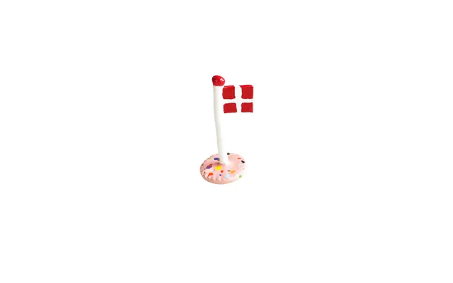 Keramik Flag, Blossom Rose Dot - H10 Cm.