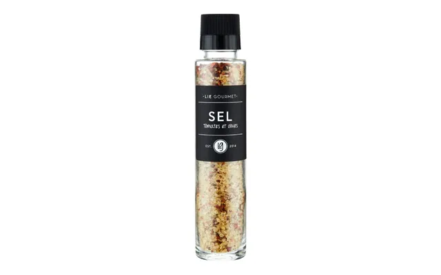 Kværn Havsalt Med Tomat Og Oliven - 290g.