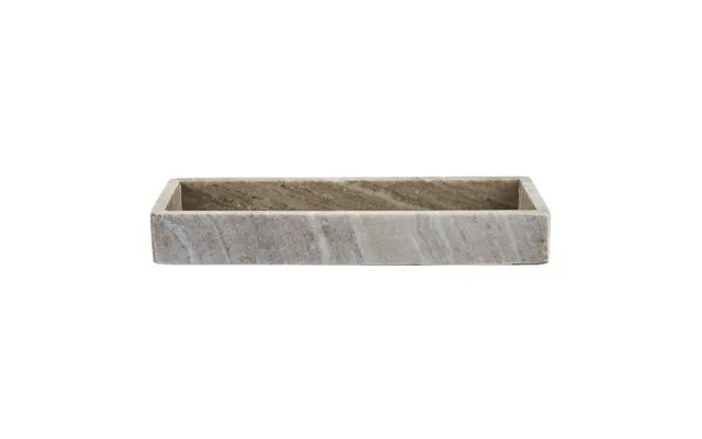 Marmor Bakke, Beige - 12x30 Cm.