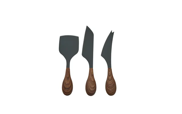 Osteknivsæt M. 3 Dele - Black Natural