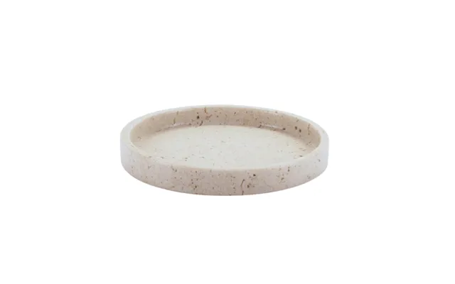 Rundt Fad I Sandsten, Beige - Ø20 Cm product image