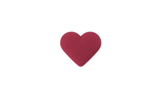Silicone Heart Sticker - Red Velvet