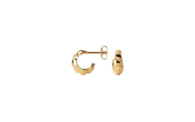Small Contrast Fusion Hoops - Gilded product image