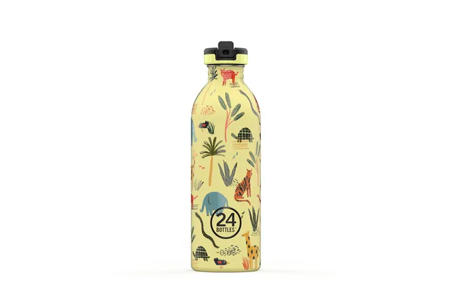 Urban Flaske Med Sportslåg, Jungle Friends - 500 Ml