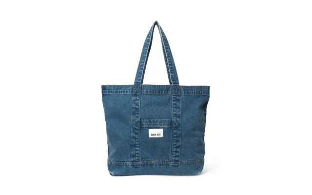 Washed Denim Shopper Taske - Medium Denim