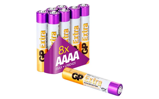 Aaaa Batterier Lr61 Gp Extra 8 Stk product image