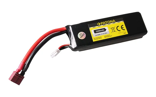 Batteri 11,1v 2200mah Dean Li-polymer Til Align T Rex 450 - Night Visionai