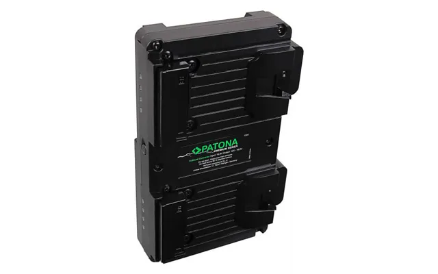 V-mount Adapter Til 2x V-mount Patona Nano Batterier Inkl. Opladerfunktion D-tap product image