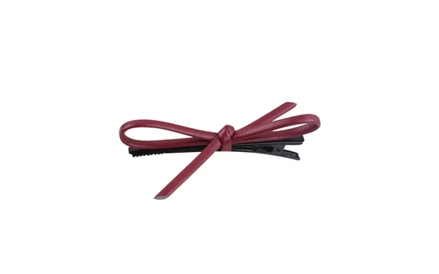 Ever Need Pollie Lædersløjfe Hairclip Bordeaux U product image