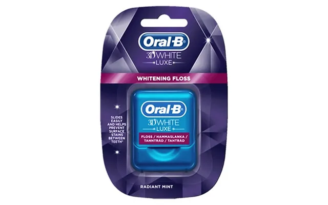 Oral B 3d White Tandtråd Radiant Mint