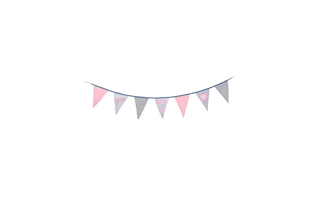 Party Collection Flag Guirlande Lyserød U product image
