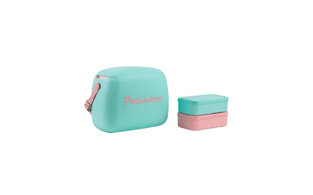 Polarbox Cyan - Rosa Baby Pop 6 L. Køleboks