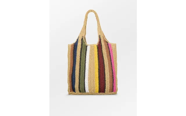 Striped Wafted Carolina Bag