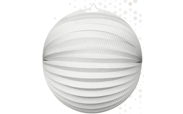 Lanterne Hvid- Rund D25cm