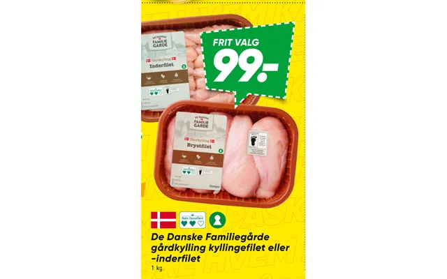 De Danske Familiegårde Gårdkylling Kyllingefilet Eller -inderfilet product image
