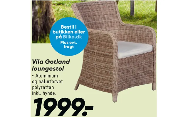 Vila gotland lounge chair product image
