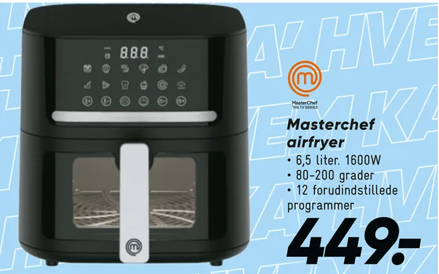 Masterchef airfryer product image