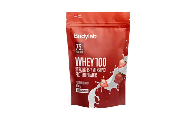 Bodylab Whey 100 400 G - Strawberry Milkshake