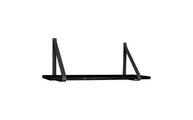 Forno Hylde - Hylde, Sort, Sorte Læderstropper 120x20 Cm product image