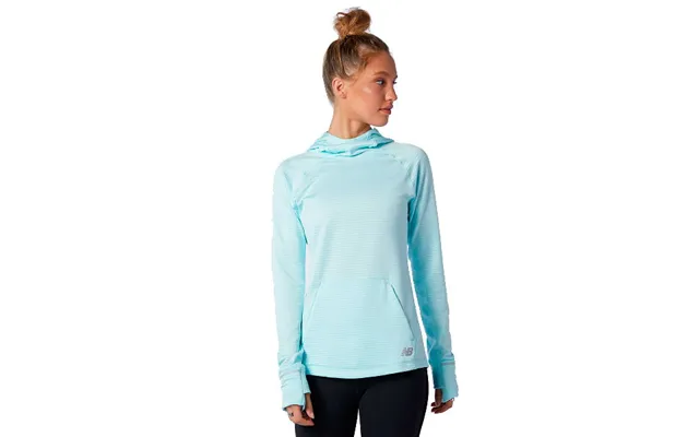 New Balance Heat Grid Hoodie Lady - Light Blue product image
