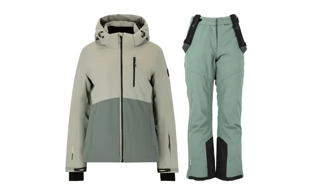 Whistler Drizzle W-pro 10.000 Skisæt Dame - Slate Gray