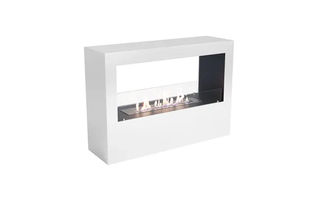 Lansing L - White Two-sided Biofireplace product image
