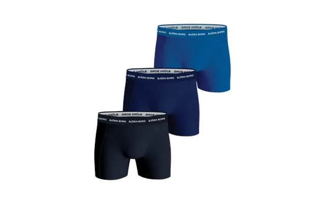 Björn Borg Cotton Stretch Boxer 3-pack Blå - L