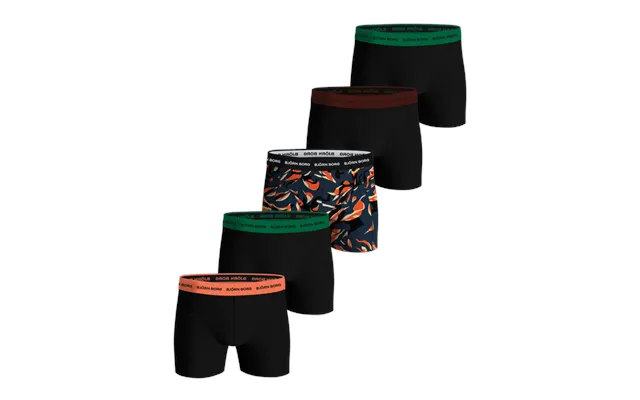 Björn Borg Cotton Stretch Boxer 5-pack Sort - M