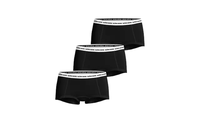 Björn Borg Logo Boxer Shorts 3-pack Sort - L