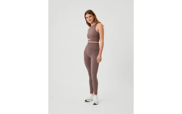 Björn Borg Studio Seamless Rib Tights Brun - M