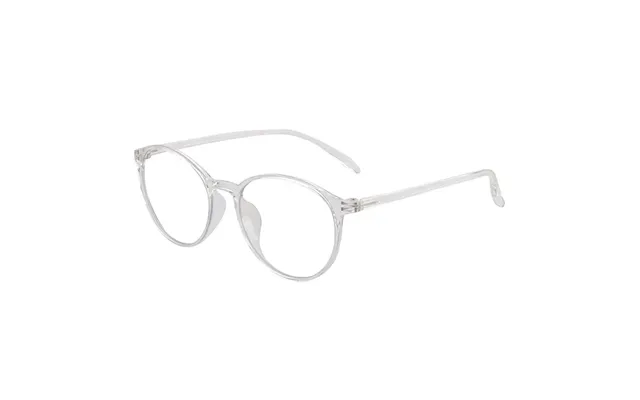 Round Blue Light Brille - Transparent