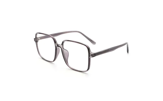 Square Blue Light Brille - Grå Transparent