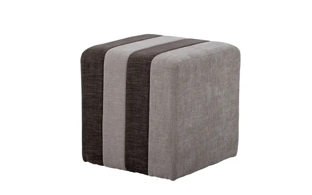 Bloomingville Flint Puf, Kvadratisk - Brun Polyester 45x45