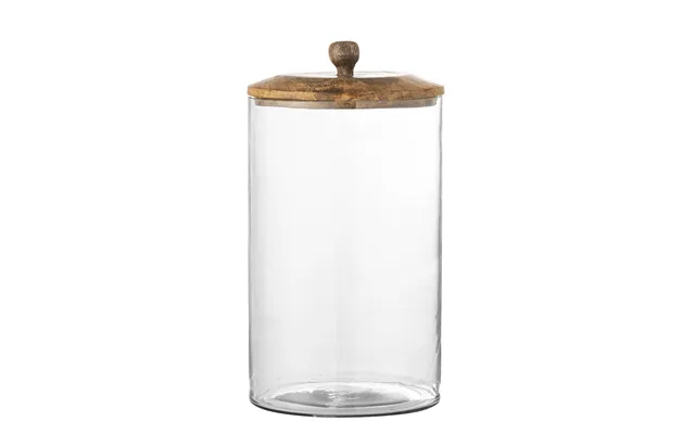 Creative Collection Mariola Krukke, M. Låg - Klar Glas Og Træ