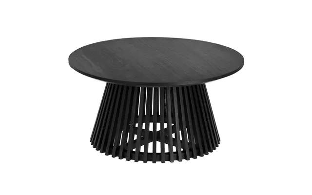 Concave Home Jeanette Coffee Table, Round - Black Mindi Wood Ø80 product image