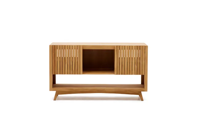 Kave Home Kuveni Badeværelsesskab - Natur Teaktræ 140x50