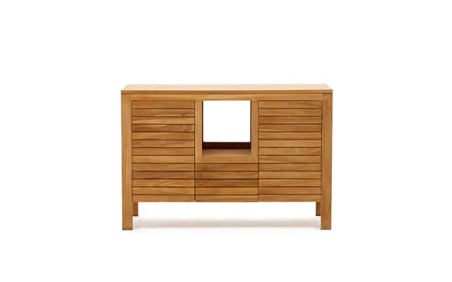 Kave Home Neria Badeværelsesskab - Natur Teaktræ 120x45