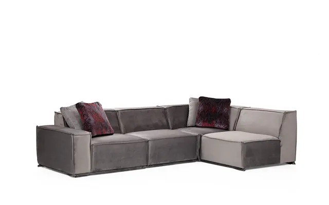 Nordvärk Lego Hjørnesofa 6 L1-o1-c-o1 - Grå Polyester