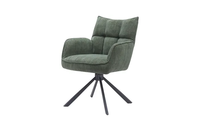 Select Marilla Iii Drejestol, M. Armlæn - Skovgrøn Polyester