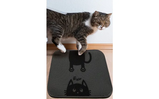 Teppi Bounce Kattebakkemåtte, Rektangulær - Multifarvet Pvc Og Polyester 45x60