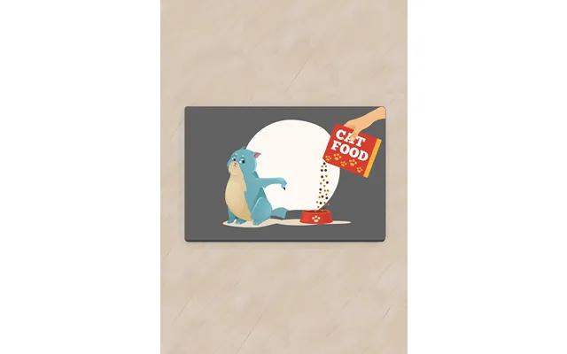 Teppi Cats Kattebakkemåtte, Rektangulær - Multifarvet Pvc 40x60