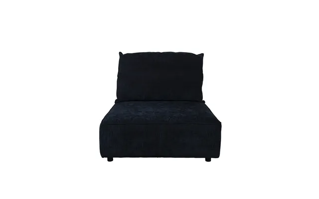 Zuiver Hunter Sofa Element 1,5-personers, M. Ryg - Navy Fløjl Og Plast