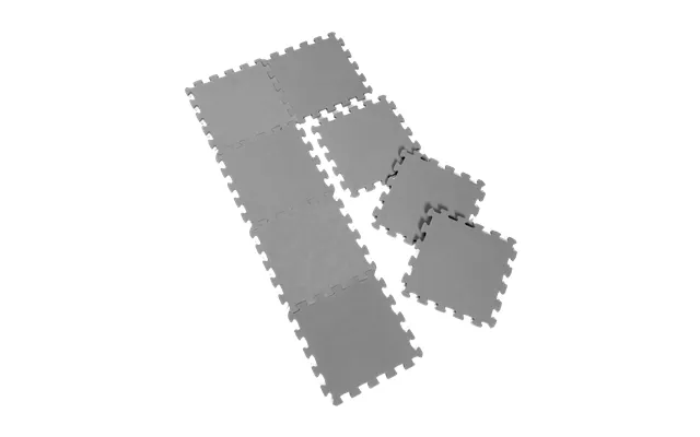 Gulvbeskytter Puzzle Måtter Grå