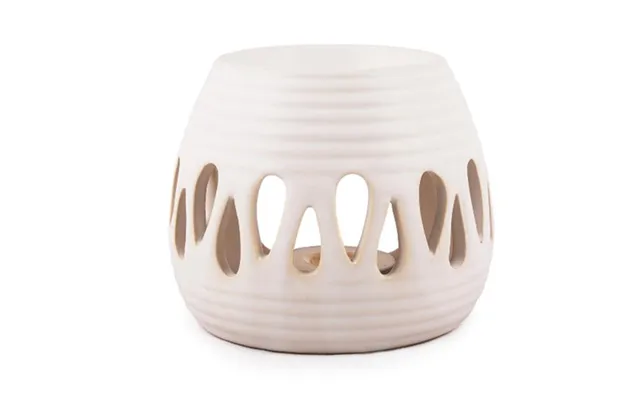 Duftlampe Dråbe Hvid - 8 Cm