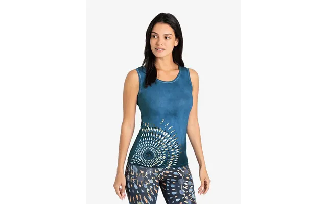 Yoga Top Peace Om Blå - Xl